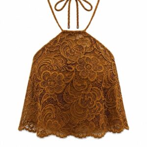 Cropped Renda Floral